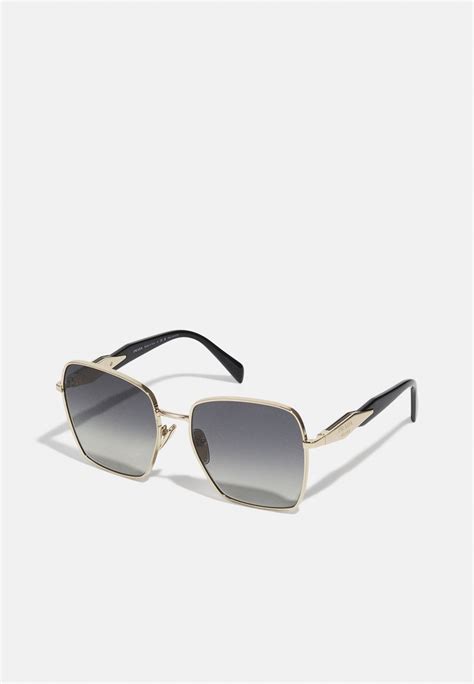 prada gold rimmed sunglasses|prada sunglasses gold frame.